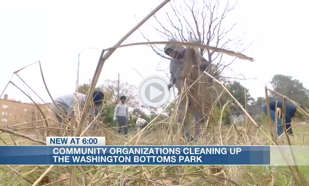 Community organizations clean up the Washington Bottoms Park